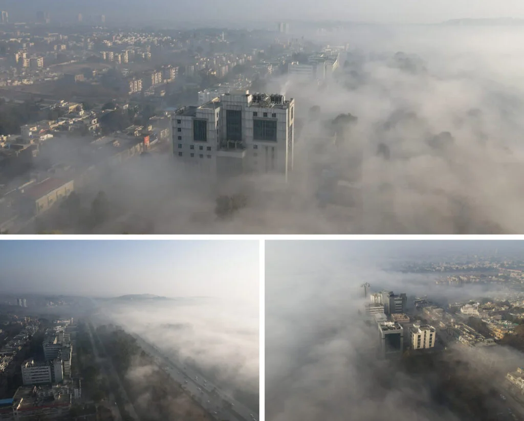 Rawalpindi Islamabad shrouded in thick fog