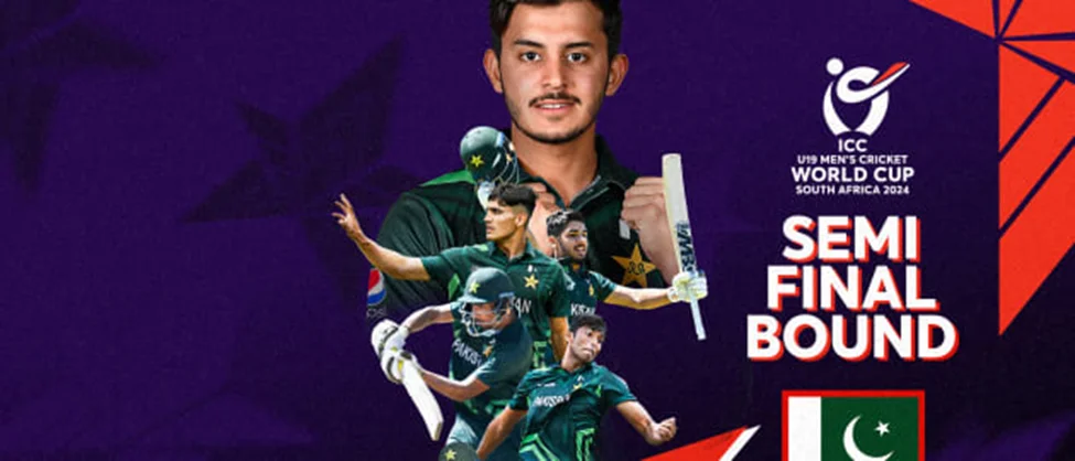 Pakistan reach U19 World Cup semi-final