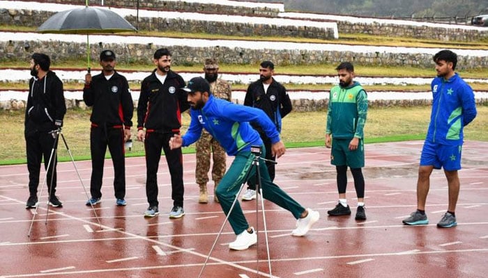 Pakistani cricketers fitness camp at kakul in full swing