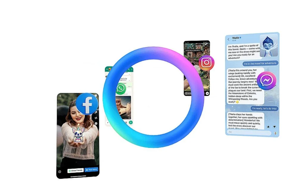 Blue icon on WhatsApp - Exploring the Wonders of Meta AI Integration"