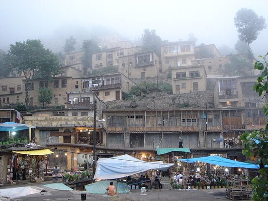 The mountain village of Masuleh - beautiful stairs village in Iran