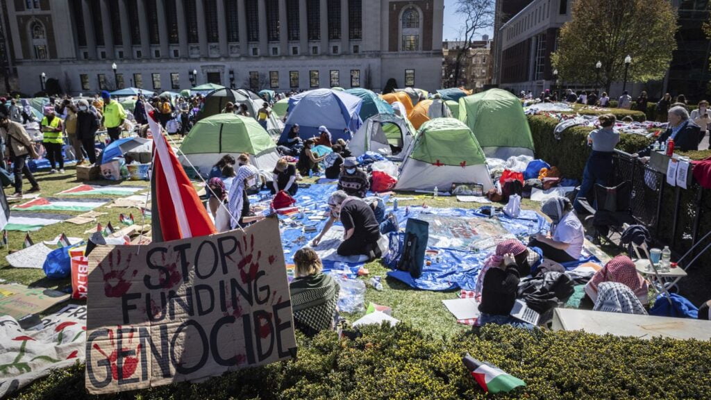 Columbia University becomes sign of resistance