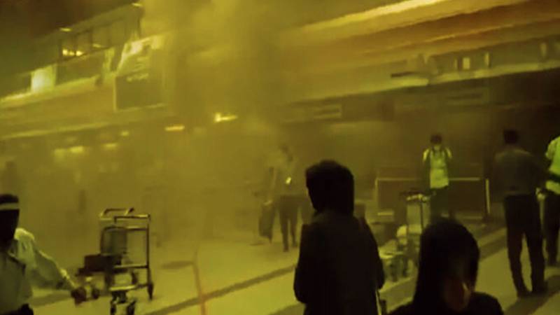 FIRE ERUPTS AT LAHORE AIRPORT: Immigration System Destroyed, Flights Disrupted