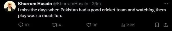 Cricket in Pakistan R.I.P - Netizens' heartbreaking reactions over defeat against India