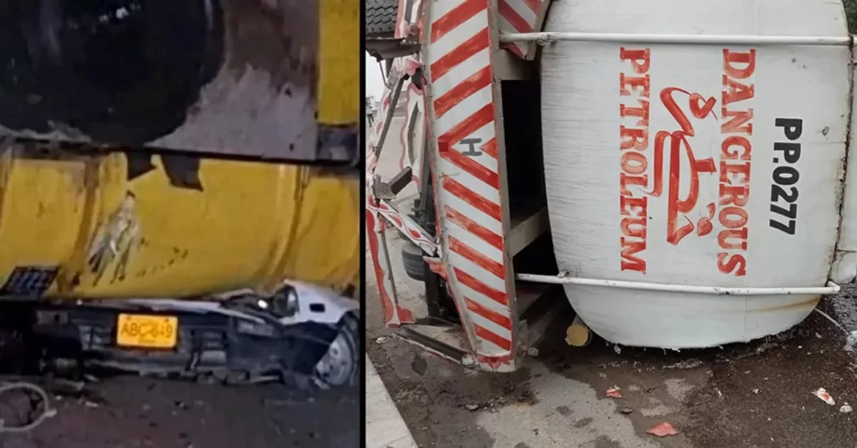 Baloch Colony Bridge Oil Tanker spill
