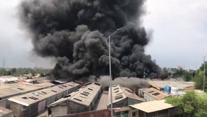 A massive fire erupted in Islamabad, resulting in the destruction of 300 shops