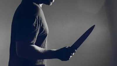 Man with a knife