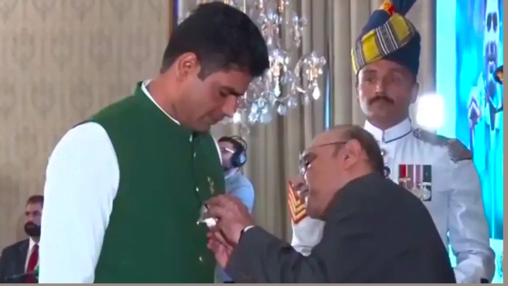 President Zardari Honors Olympic Champion Arshad Nadeem with Hilal-e-Imtiaz