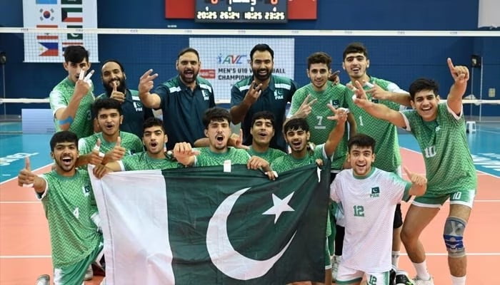 Pakistan U18 Volleyball Team Wins Bronze and Secures World Championship Spot