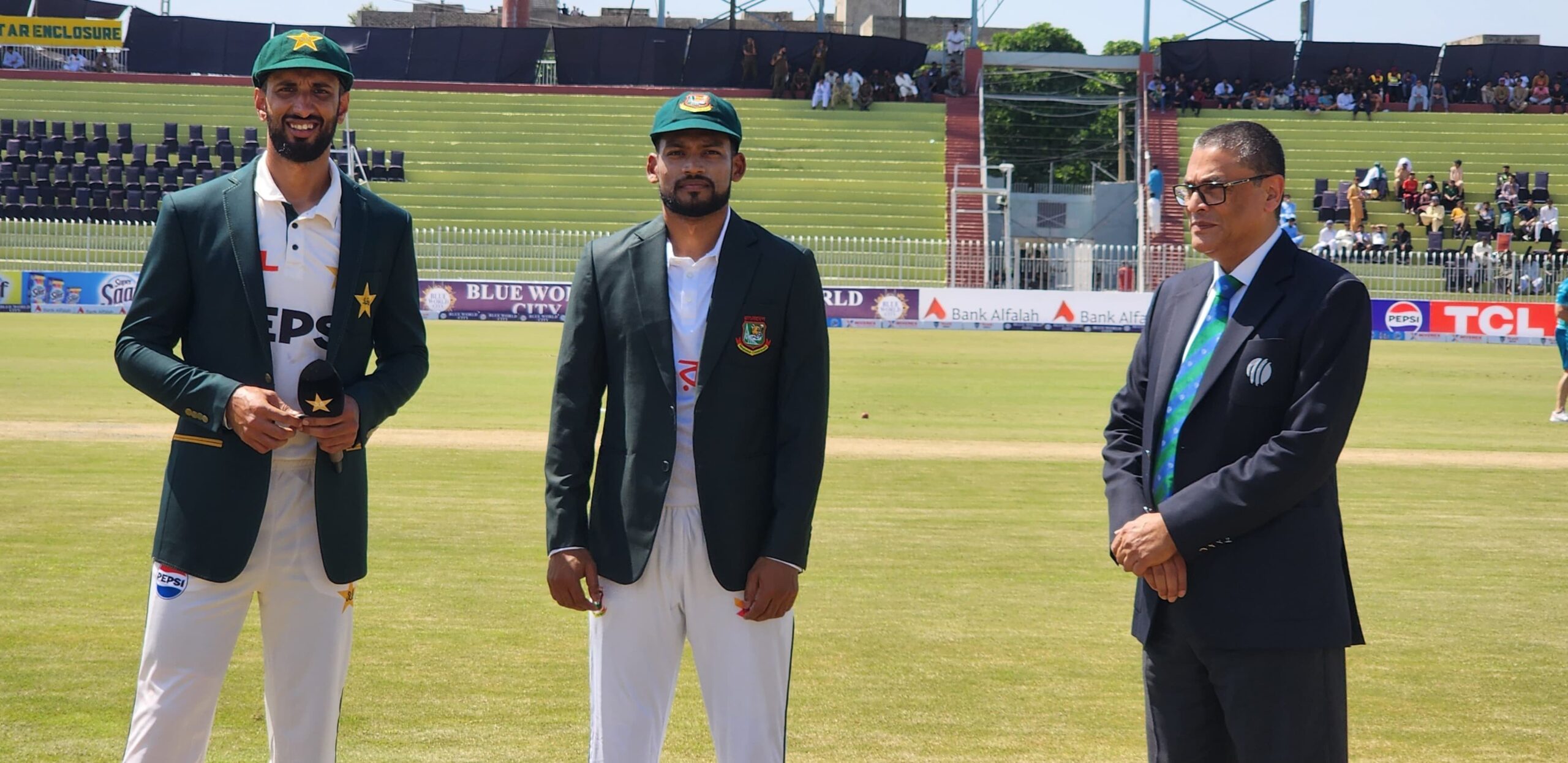 Bangladesh Wins Toss, Opts to Bowl First in Delayed Test Match