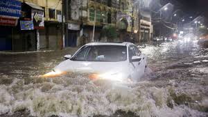 Heavy Rains and Strong Winds Hit Karachi, Gulshan-e-Hadeed Records Highest Rainfall