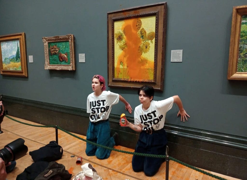 Just Stop Oil eco activists target Van Gogh Painting to draw attention