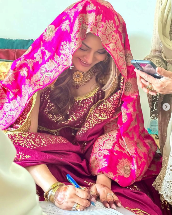 Juvaria Abbasi Announces Second Marriage, Shares Gorgeous Nikah Photos