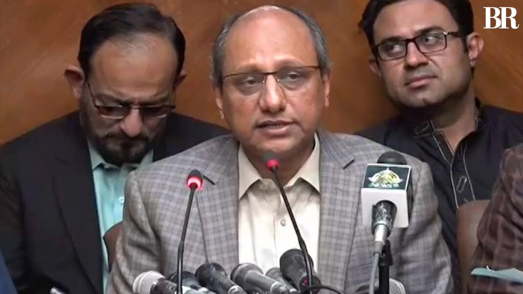 Saeed Ghani Blames Karachiites for Road Damage During Rain