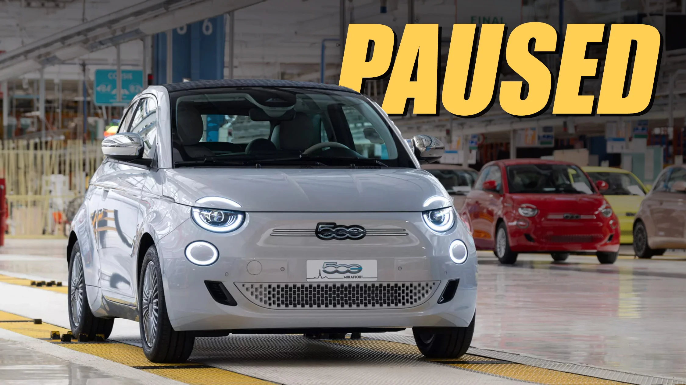 Fiat 500 Electric Car Production Stopped Temporarily