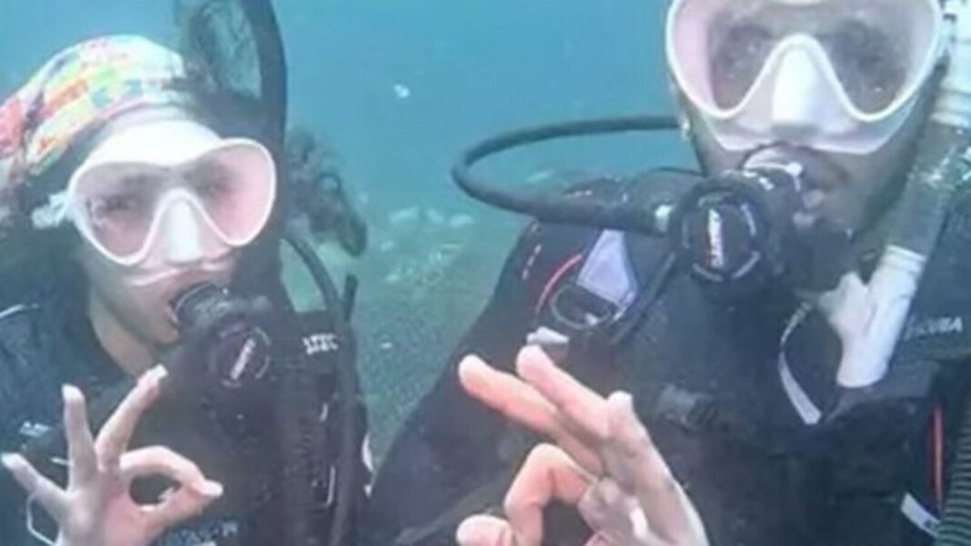 Surprise Underwater Ceremony - Saudi Couple Makes Waves with Unique Wedding