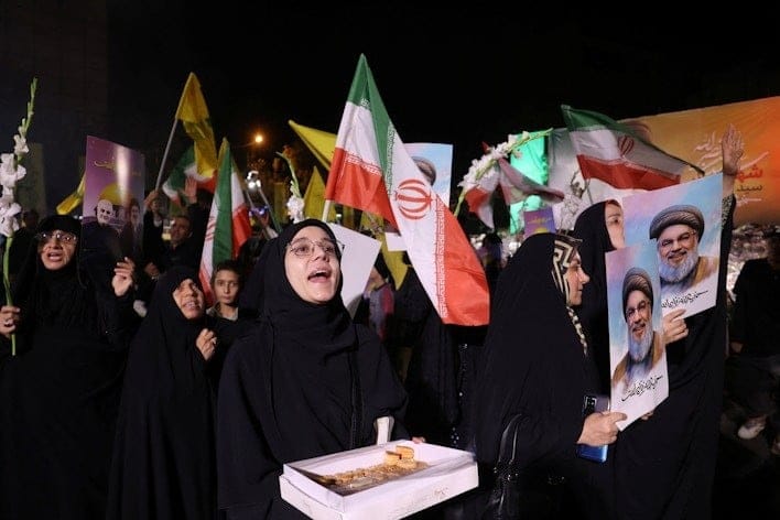 Celebrations erupt following Iran's Missile Strike on Israel