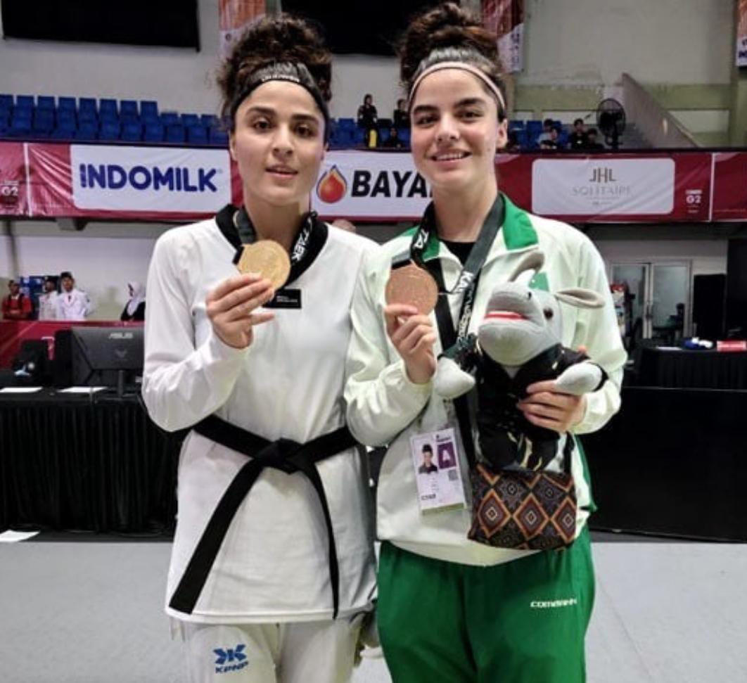 Pakistani Twin Sisters - Shine Globally with Medals at Taekwondo Championship