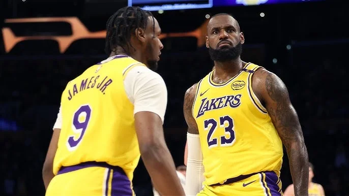 LeBron and Bronny Make NBA History - Father Son Duo Takes the Court Together