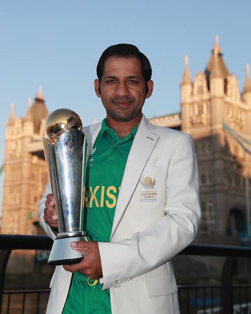 Glory Revisited! Sarfaraz Ahmed's Iconic Moment with the Champions Trophy 1 Glory Revisited! Sarfaraz Ahmed's Iconic Moment with the Champions Trophy