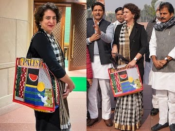 In Solidarity With Palestine-Priyanka Gandhi Carries Palestinian Bag in Parliament 3 In Solidarity With Palestine-Priyanka Gandhi Carries Palestinian Bag in Parliament