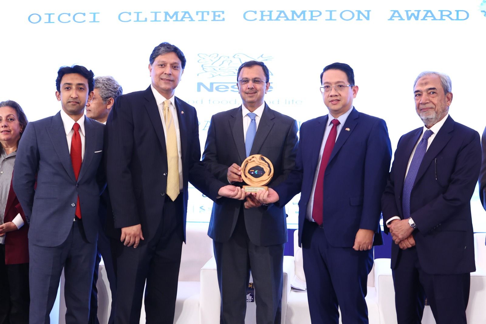 Nestlé Pakistan receives the highest honor—Climate Champion Award—at the 1st OICCI Climate Excellence Awards