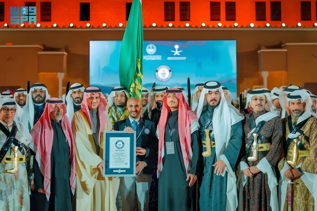Saudi Arabia Sets World Record with Largest Traditional Dance Performance 1 Saudi Arabia Sets World Record with Largest Traditional Dance Performance