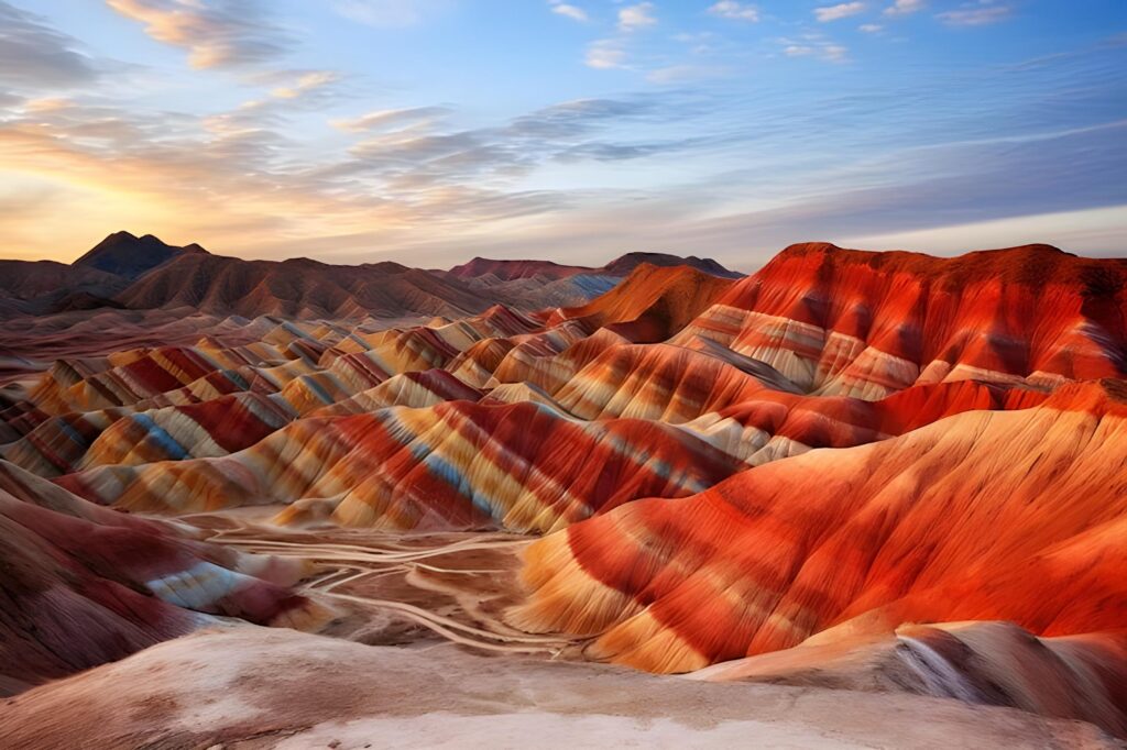 Stunning Zhangye Danxia Mountains Nature’s Living Canvas 2 Stunning Zhangye Danxia Mountains Nature’s Living Canvas