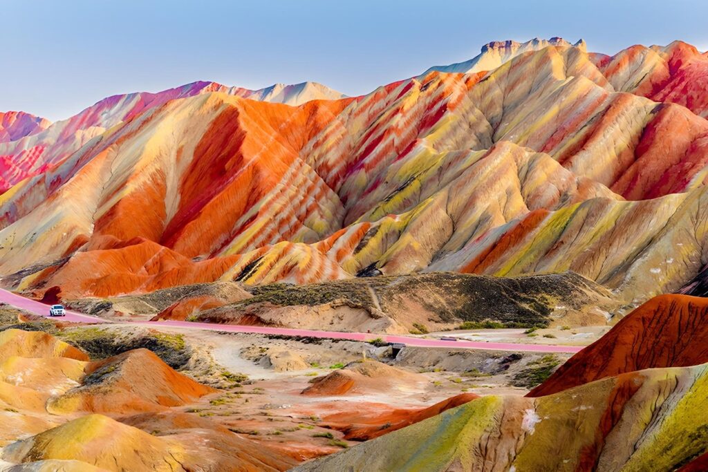 Stunning Zhangye Danxia Mountains Nature’s Living Canvas 1 Stunning Zhangye Danxia Mountains Nature’s Living Canvas
