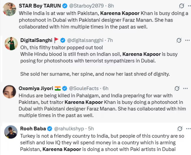 Kareena Faces 'Traitor' & 'Shameless' Labels Over Photos with Pakistani Designer 3 Kareena Faces 'Traitor' & 'Shameless' Labels Over Photos with Pakistani Designer