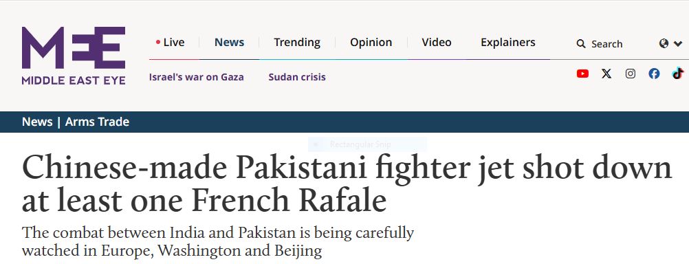 World Media Warns: Downing of Indian Rafales Sends Stark Warning to the West 7 World Media Warns: Downing of Indian Rafales Sends Stark Warning to the West