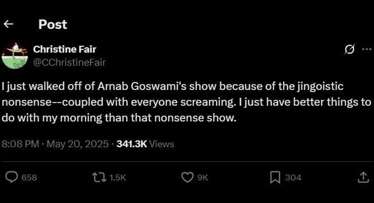 'Its Nonsense' - U.S. Expert Shuts Down Arnab Goswami’s Circus — Walks Out Mid-Show! 2 'Its Nonsense' - U.S. Expert Shuts Down Arnab Goswami’s Circus — Walks Out Mid-Show!