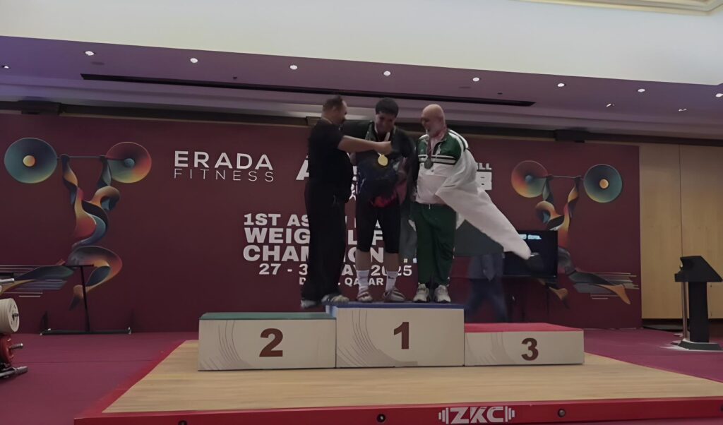 Pakistan Lifts 2 Golds, 1 Bronze at Asian Masters Weightlifting in Doha 1 Pakistan Lifts 2 Golds, 1 Bronze at Asian Masters Weightlifting in Doha
