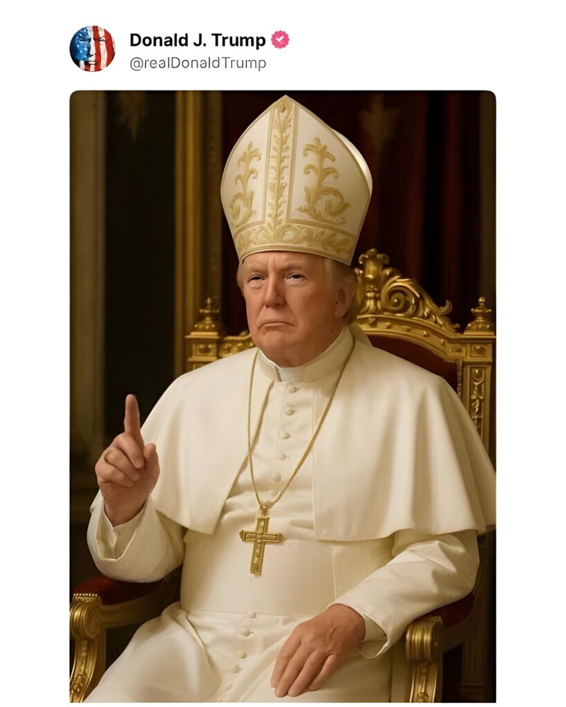 Trump as the Pope? Just “Fun,” He Says —Experts Call it Dangerous.
