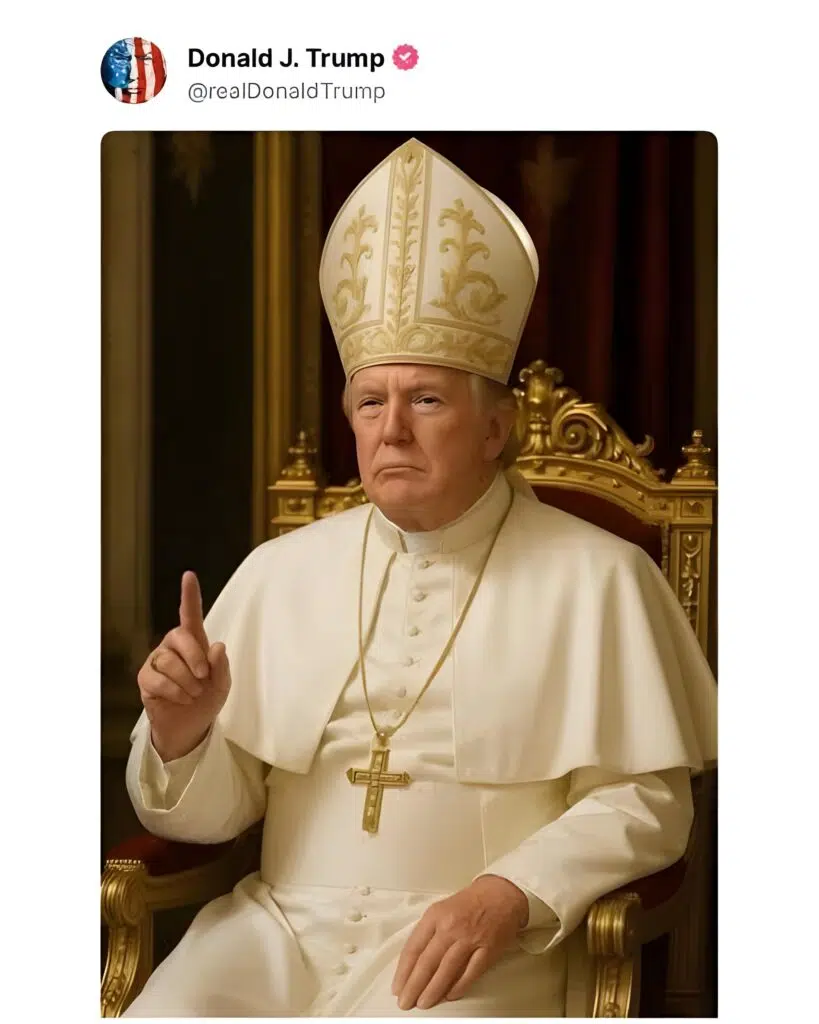 Trump as the Pope? Just “Fun,” He Says —Experts Call it Dangerous.