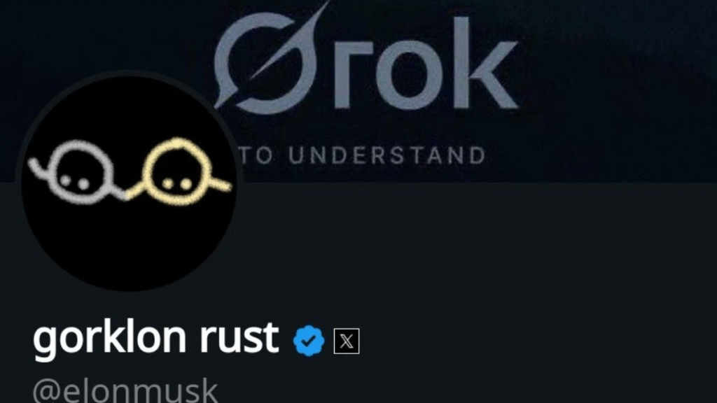 Elon Musk Sparks Curiosity Again– Renames Himself 'Gorklon Rust' on X ! 1 Elon Musk Sparks Curiosity Again– Renames Himself 'Gorklon Rust' on X !
