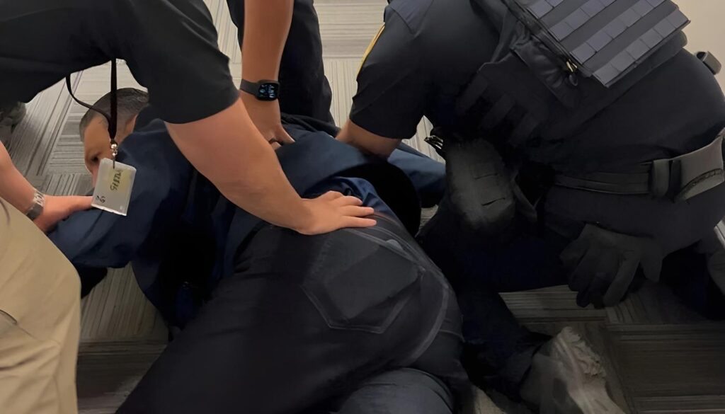 U.S. Senator Alex Padilla Handcuffed After Chaotic Clash Over Immigration Policy 1 U.S. Senator Alex Padilla Handcuffed After Chaotic Clash Over Immigration Policy