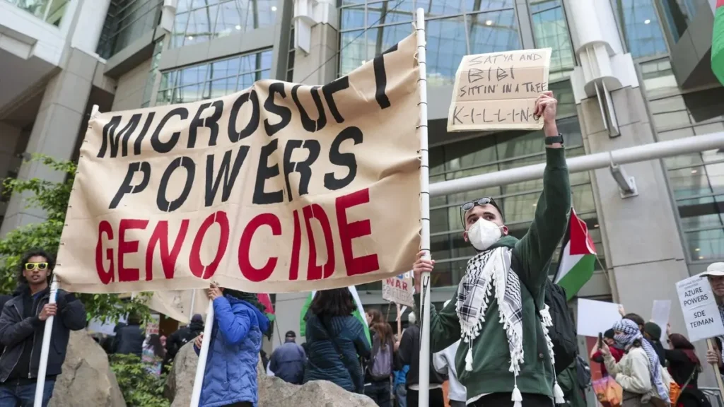 Microsoft Staff Rise Up Over Israel Ties During Gaza War 4 Microsoft Staff Rise Up Over Israel Ties During Gaza War