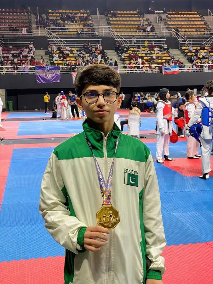 Ayyan Meraj Shines at 7th International Heroes Taekwondo Cup