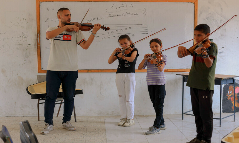 In War-Torn Gaza, Music Becomes a Beacon of Hope and Resilience”