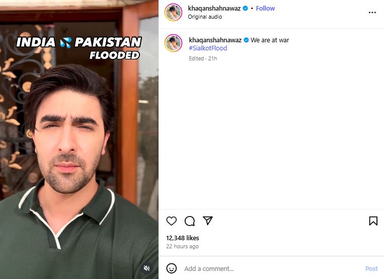 Khaqan Shahnawaz — “Indo-Pak’s Real Battle is Against Climate Change”