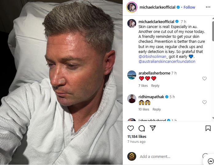 Once a Hero, Forever a Fighter - Michael Clarke vs. Skin Cancer