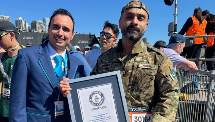 Sydney Marathon - Karachi’s Faisal Shafi Breaks Guinness World Record 1 Sydney Marathon - Karachi’s Faisal Shafi Breaks Guinness World Record