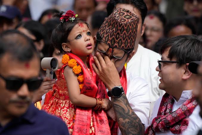 2-Year-Old Arya Tara Crowned Nepal’s New Living Goddess