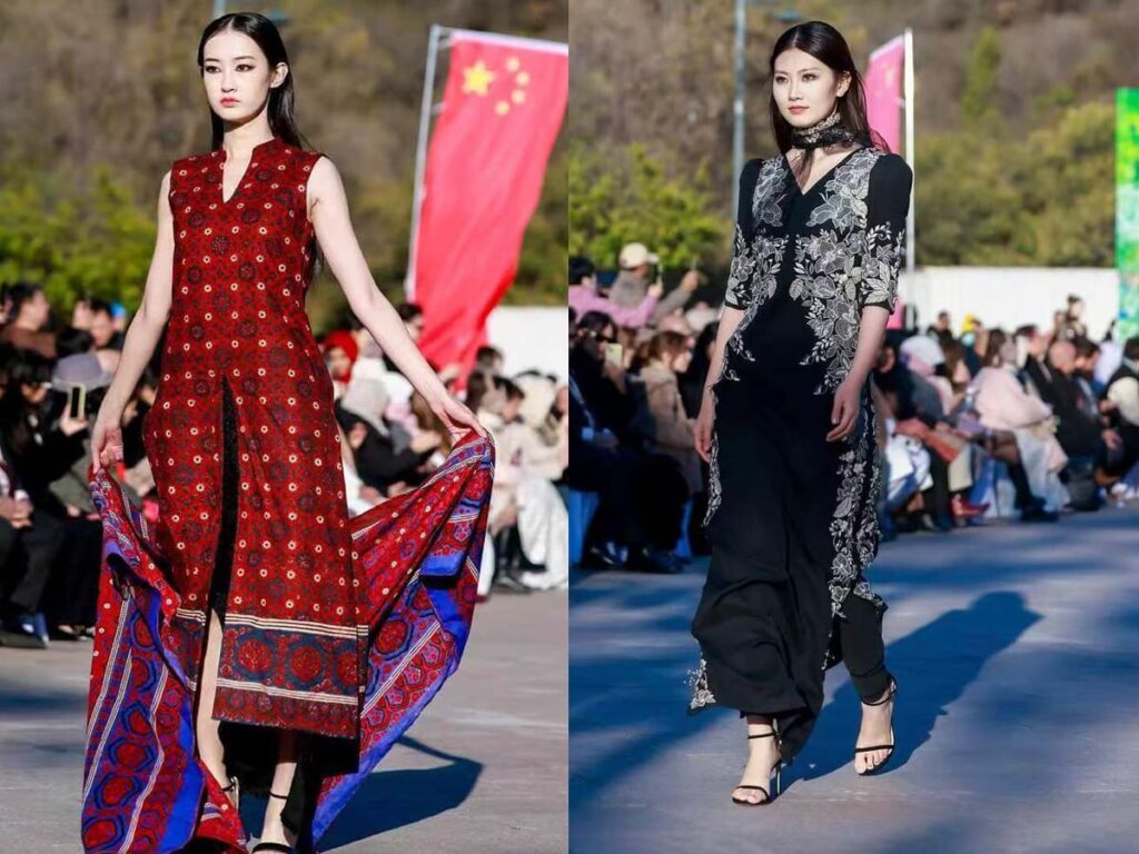 Pakistan–China Fashion Show on the Great Wall of China!