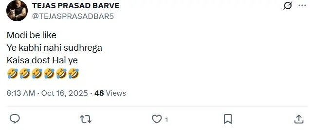 Prem Kahani-Trump Speaks, Modi Listens, India Blushes Outrage & Memes in India