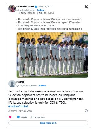 India’s Historic Collapse — Guwahati Test Exposes Deep Cracks in Team India!