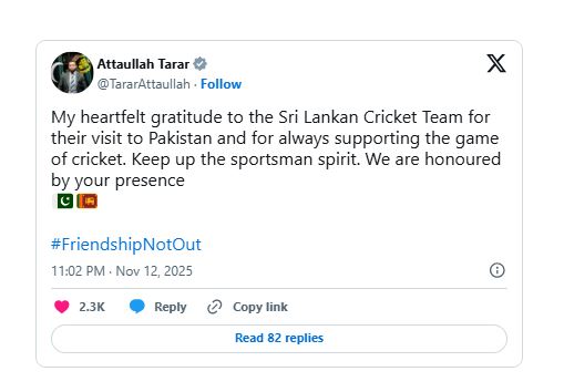 🇵🇰💚“Friendship Not Out!”Sri Lankan Cricketers Win Pakistani Hearts