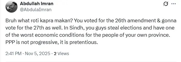 Ready for 27th Amendment ? Bilawal Faces Backlash for Congratulating Democratic Mamdani