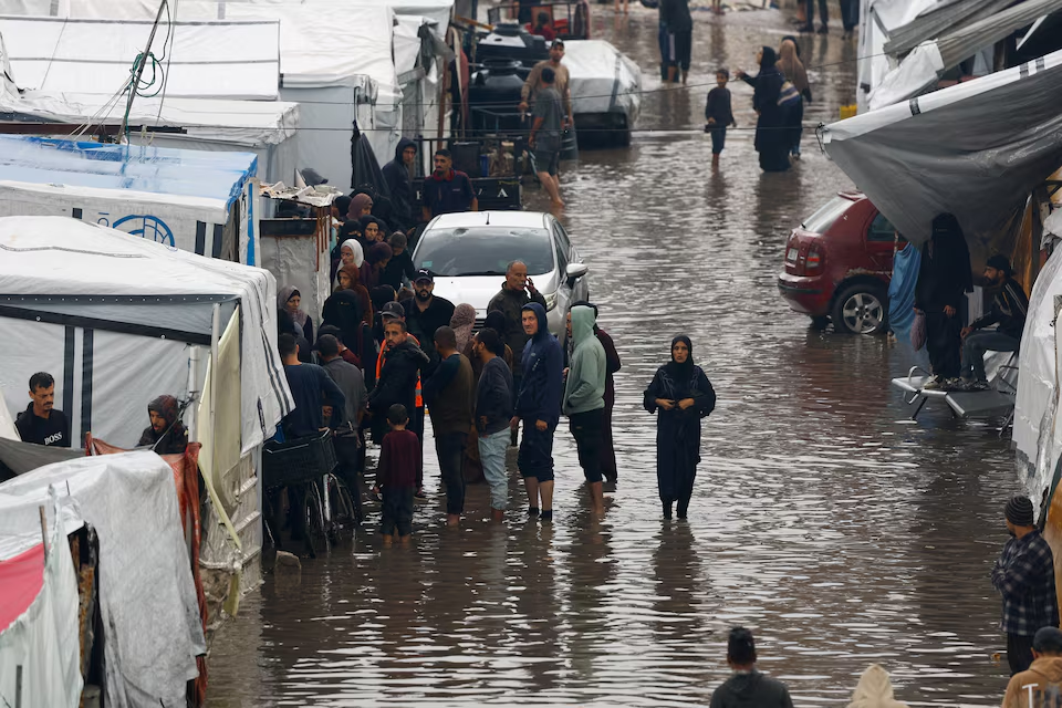 Heavy Rains in Gaza-Thousands of Displaced Palestinians at Risk